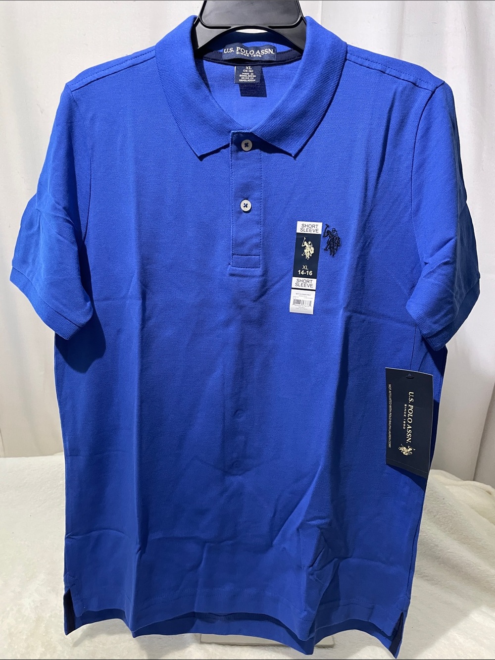 U.S. Polo Assn. Boys Polo Shirt — Cobalt Blue